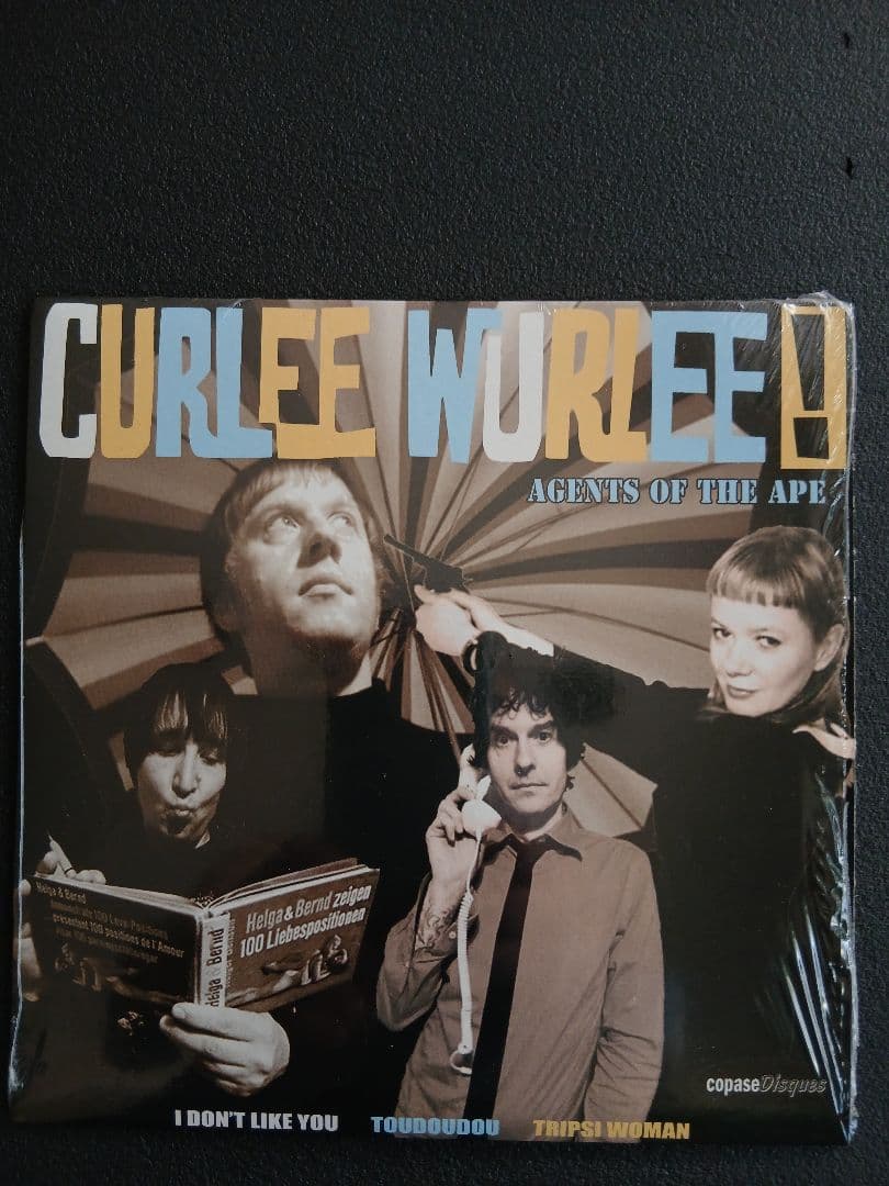 Curlee Wurlee! - Agents of the Ape 7" Single (2016 Garage Rock) Rare