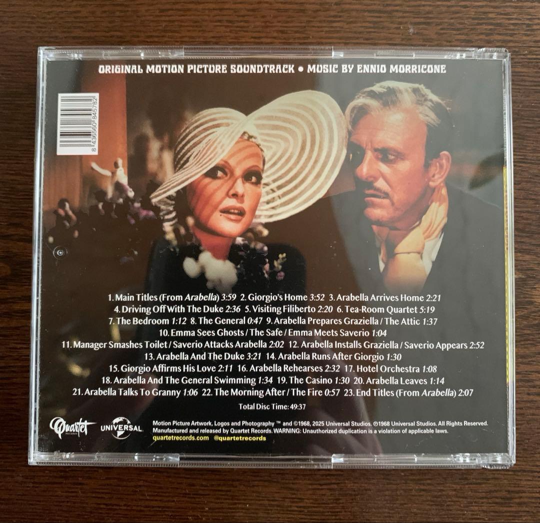 Ennio Morricone - Arabella Original Motion Picture Soundtrack CD Limited 1500