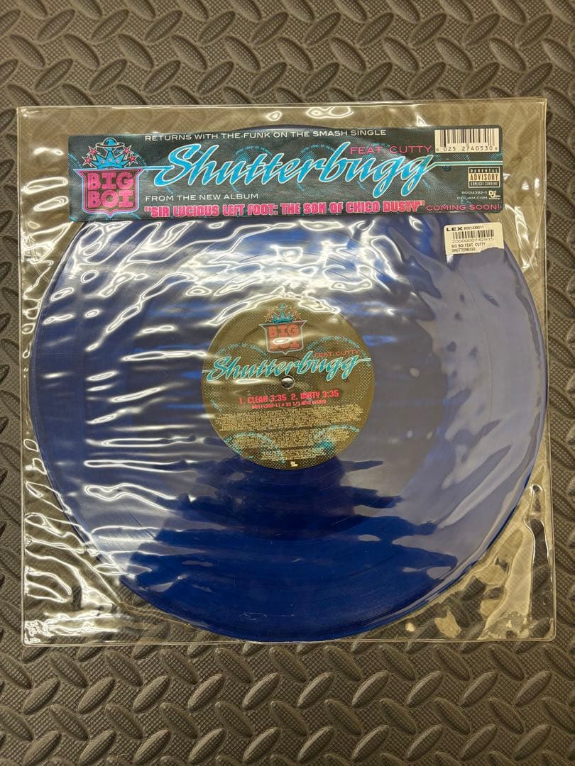 Big Boi Shutterbugg Clear Blue Vinyl 12" HipHop Used | Japansoundstore