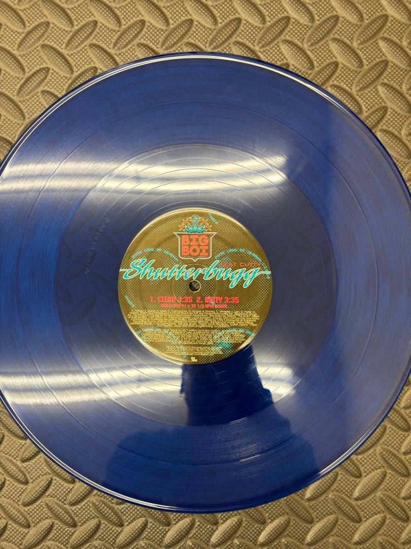 Big Boi Shutterbugg Clear Blue Vinyl 12" HipHop Used | Japansoundstore