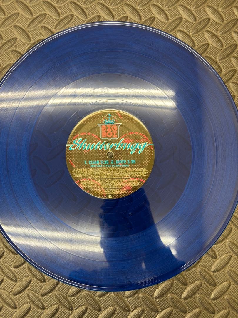 Big Boi Shutterbugg Clear Blue Vinyl 12" HipHop Used | Japansoundstore