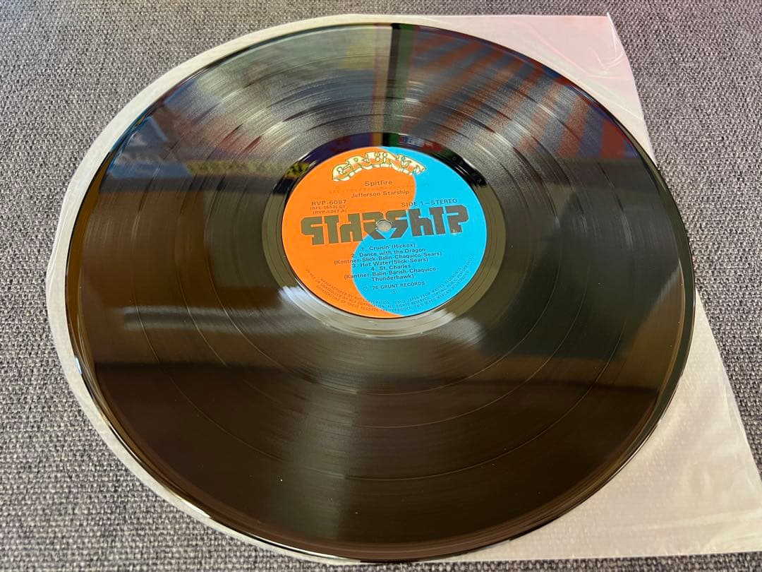 Jefferson Starship Spitfire LP Japan RVP-6087 First Pressing Matrix 111 With Obi