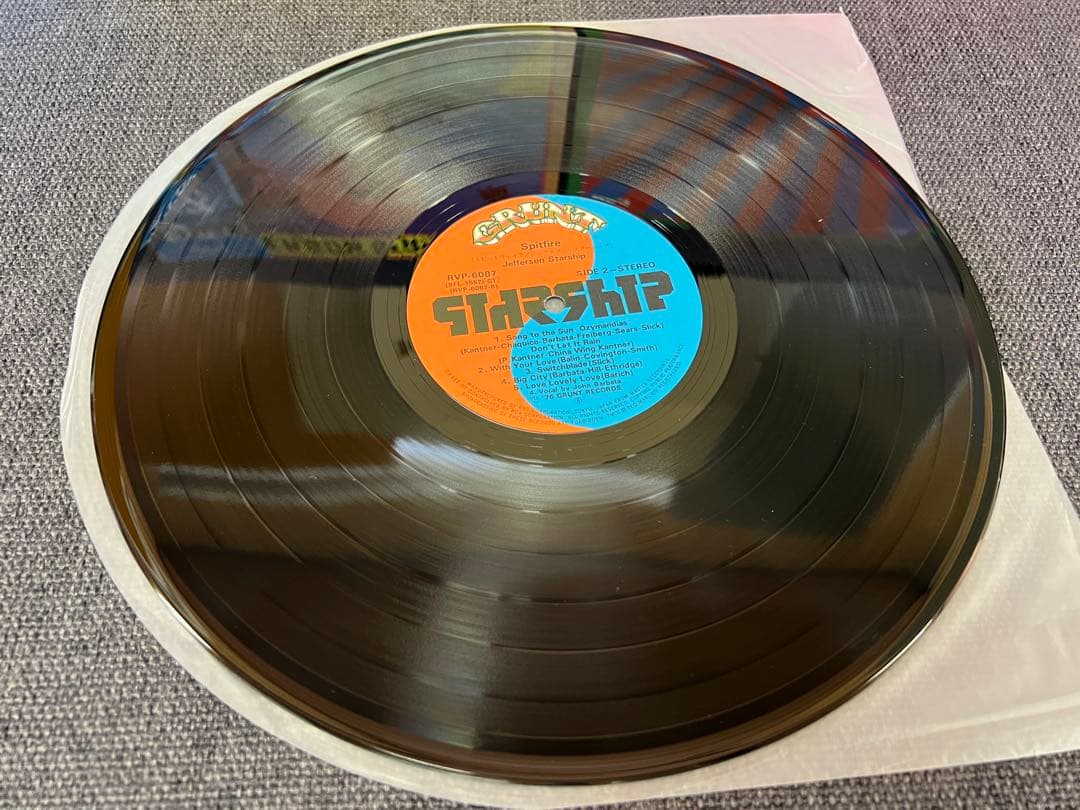 Jefferson Starship Spitfire LP Japan RVP-6087 First Pressing Matrix 111 With Obi