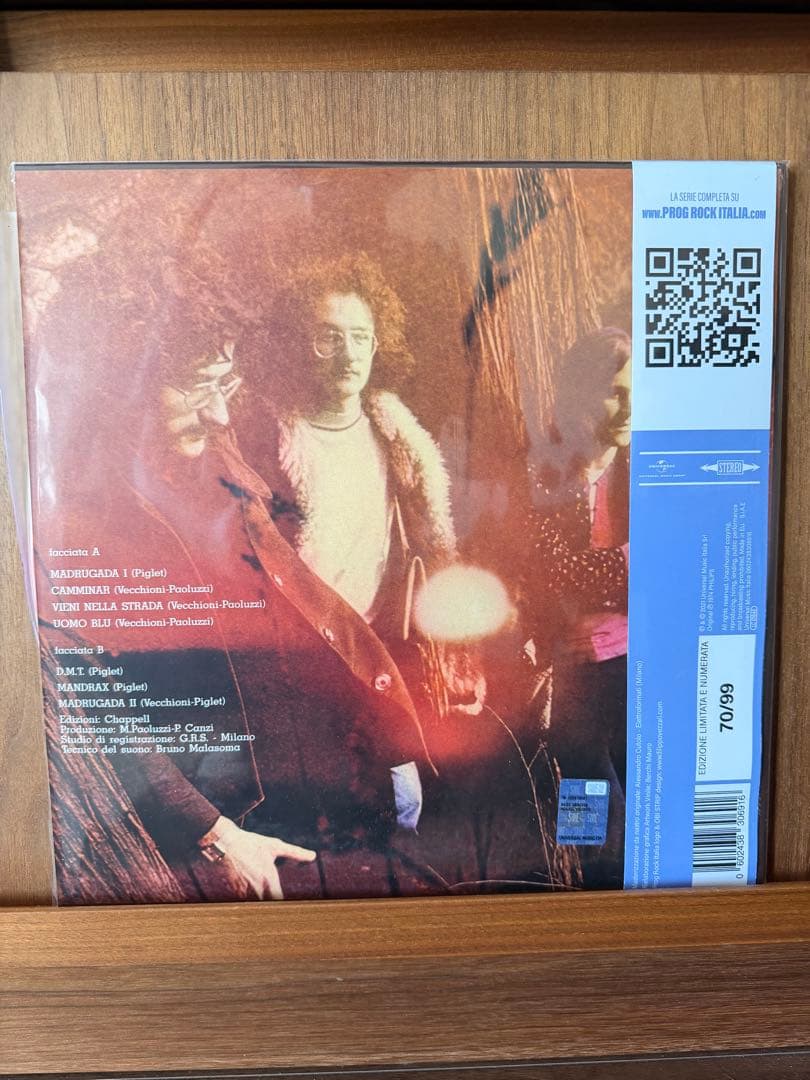 Madrugada - Madrugada LP Italy Prog Rock Limited Numbered Edition 180g Vinyl