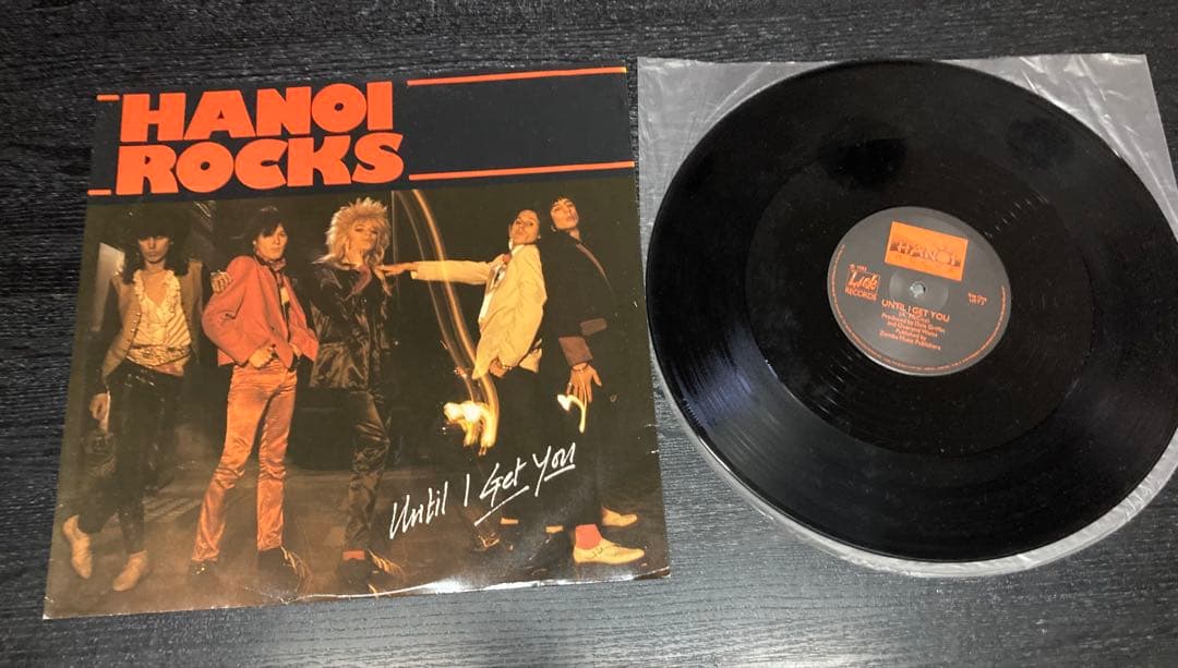 Hanoi Rocks Until I Get You LP Black Record Used | Rock Vinyl Album | Japansoundstore
