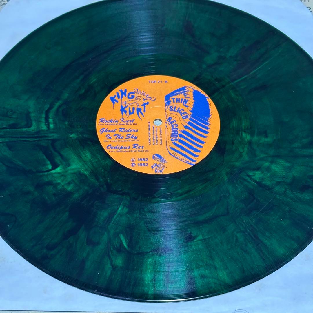 King Kurt Zulu Beat 1982 Green Vinyl Record Used Rock Punk B | Japansoundstore