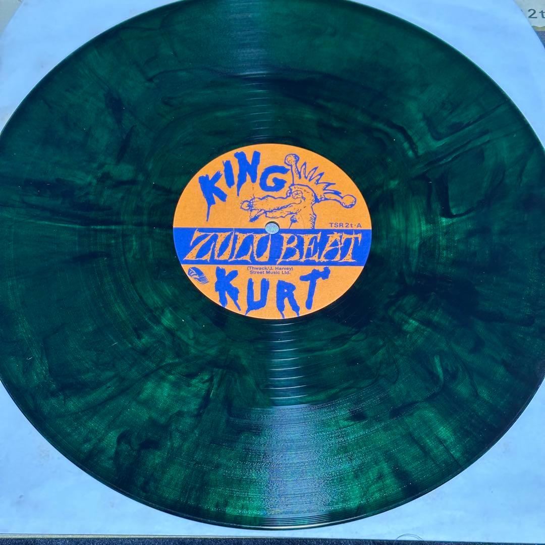 King Kurt Zulu Beat 1982 Green Vinyl Record Used Rock Punk B | Japansoundstore