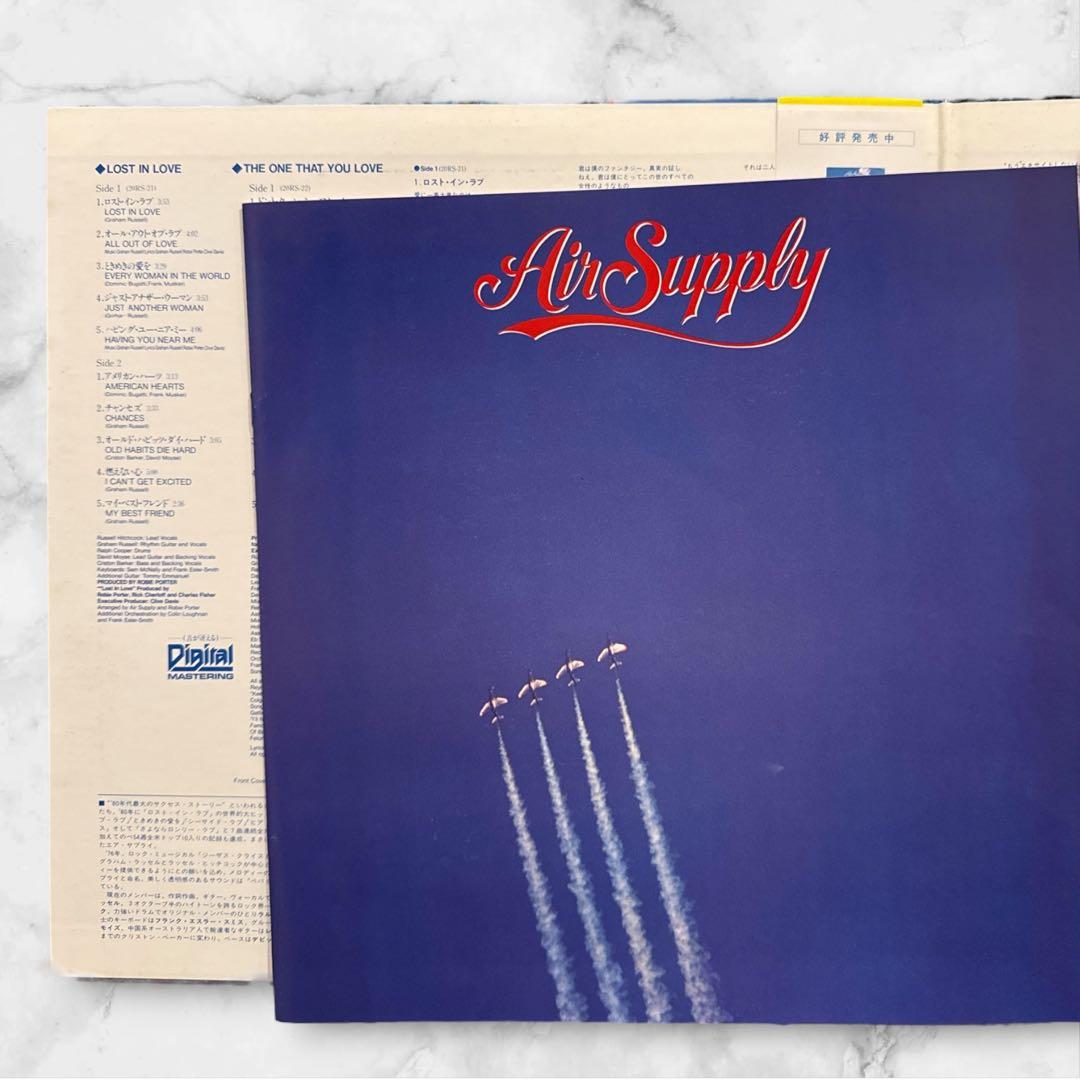 Air Supply Double Platinum 2LP Japan 20RS-21~22 Obi Insert Soft Rock AOR