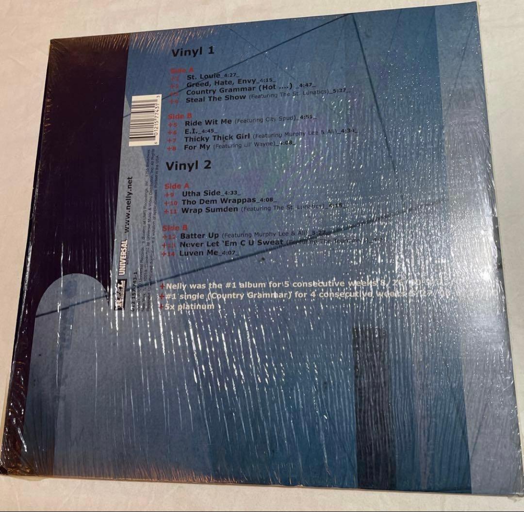 Nelly - Country Grammar 2LP Vinyl Record Hip Hop Classic 2000 US Pressing