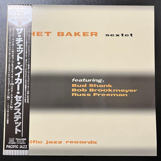 Chet Baker Sextet LP Japan Reissue Pacific Jazz TOJJ-6036 Jazz Vinyl Record