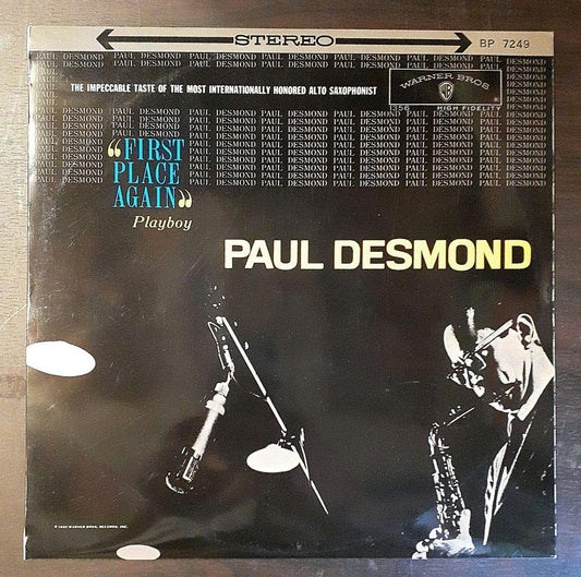 Paul Desmond First Place Again Vinyl LP Rare Red Wax Japan Jazz Jim Hall
