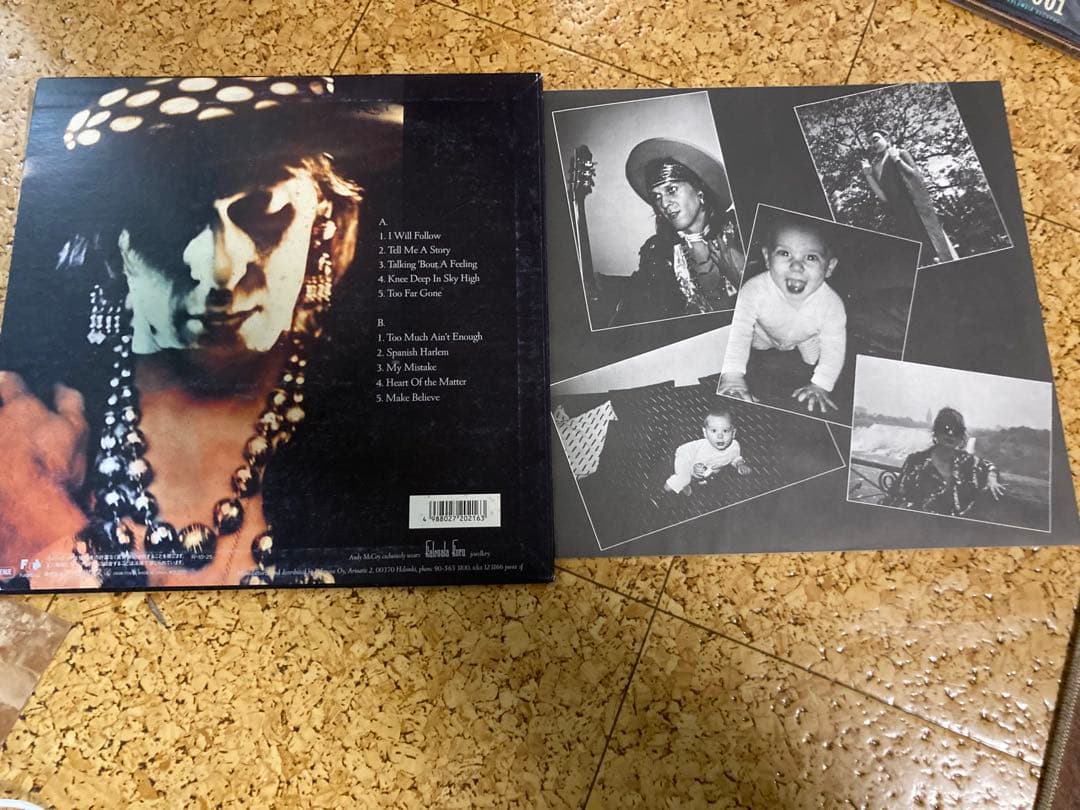 Andy McCoy - Too Much Ain't Enough Vinyl LP Japan 1988 Hanoi Rocks Guitarist