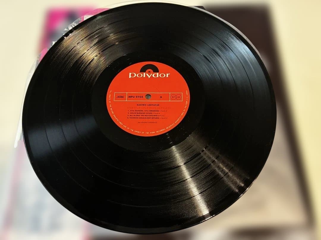 Jimi Hendrix Electric Ladyland LP 1979 Japan Reissue Polydor MPU 9705/6 OBI
