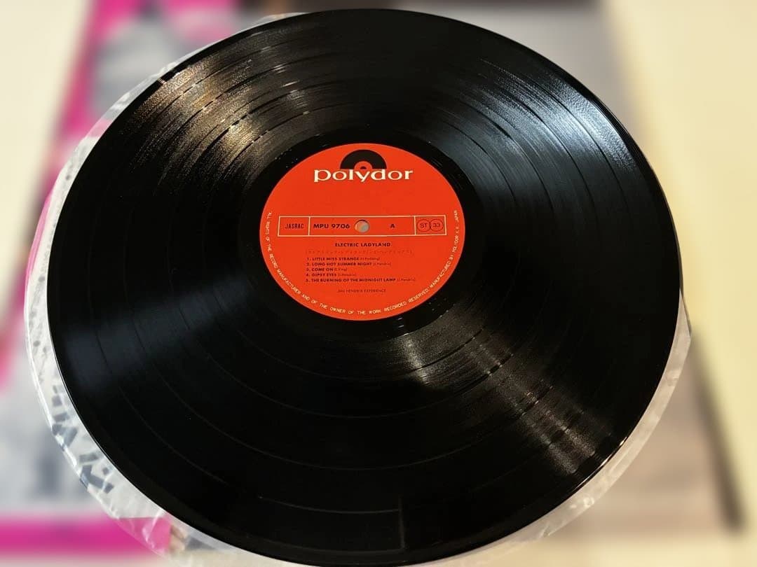 Jimi Hendrix Electric Ladyland LP 1979 Japan Reissue Polydor MPU 9705/6 OBI