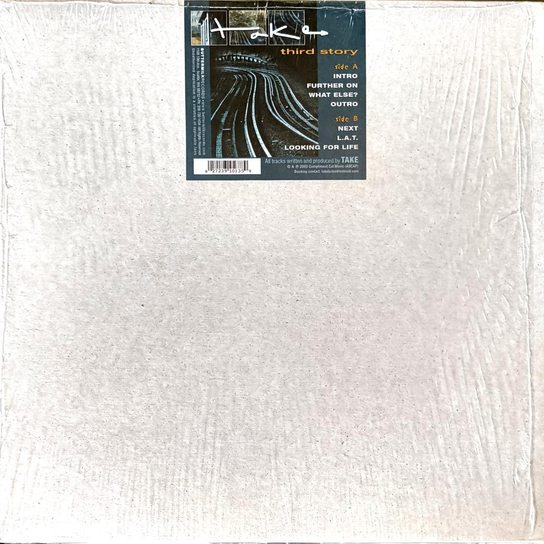 Take - Third Story LP 2003 Buttermilk Records Hip Hop Electronic Beat Music Viny