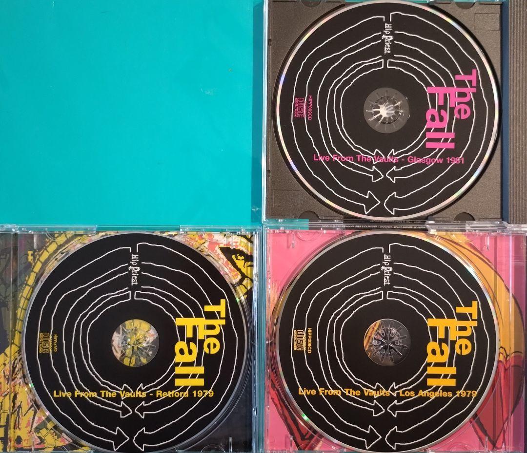 The Fall Live From The Vaults 3CD Set Retford 1979 Los Angeles 1979 Glasgow 1981