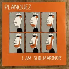 Planquez - I Am Sub-Marinor 7" Vinyl Record 1996 Red Colored Japan