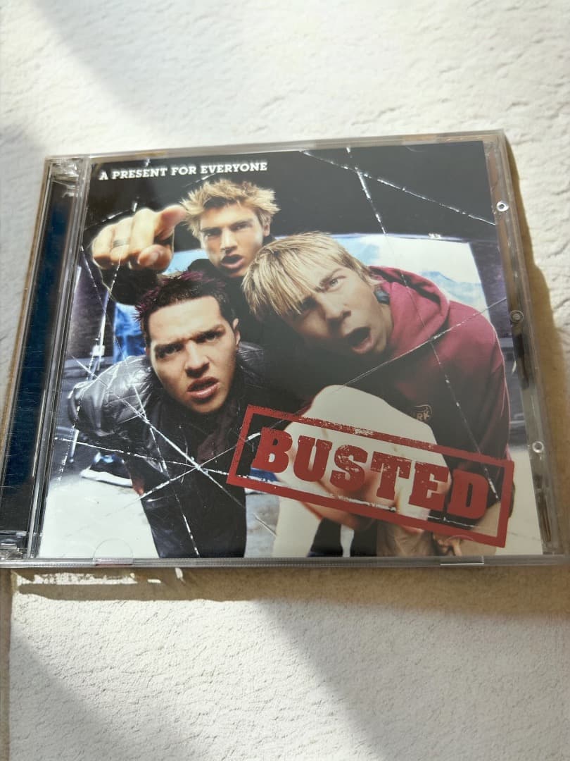 Busted - A Present For Everyone CD+DVD Japan Press with OBI Limited Edition