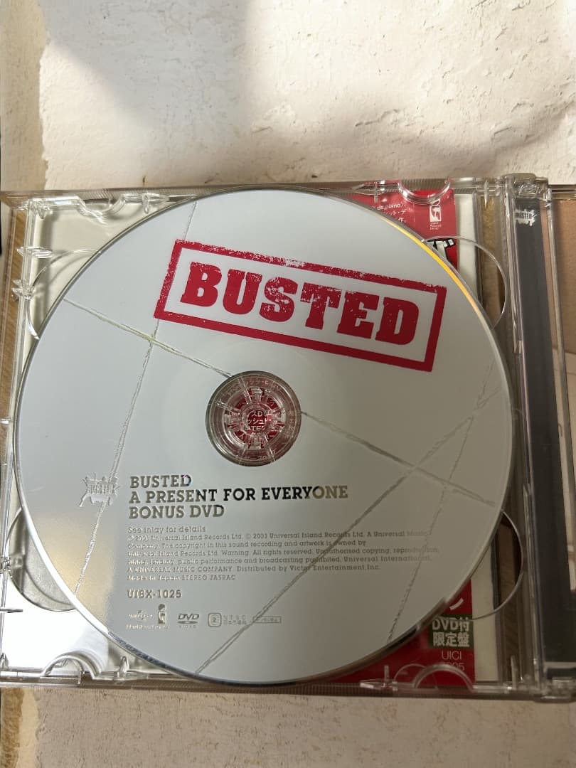 Busted - A Present For Everyone CD+DVD Japan Press with OBI Limited Edition