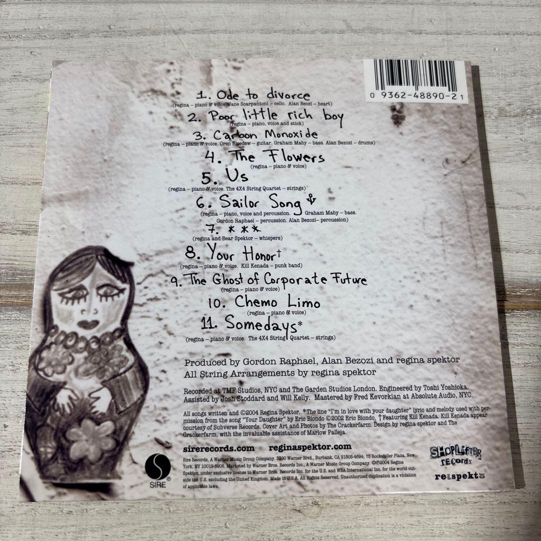 Regina Spektor - Soviet Kitsch CD US Pressing 2004 Indie Anti-folk