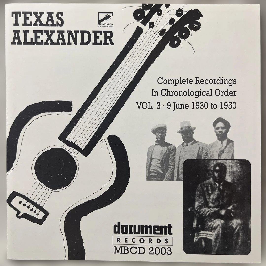 Texas Alexander - Complete Recorded Works Vol. 3 (1930-1950) CD Document Records