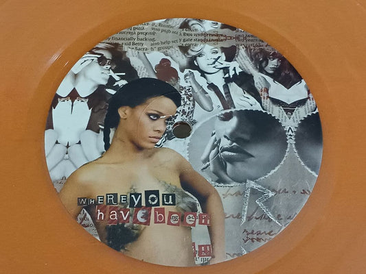 Rihanna - Where Have You Been Remixes 12" Orange Vinyl Record Electronic Pop