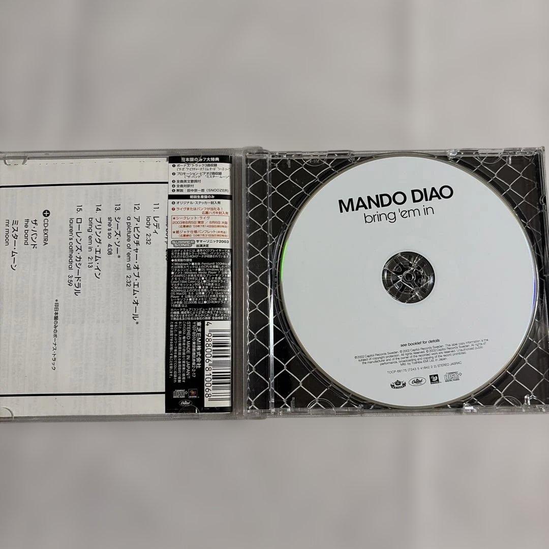 Mando Diao - Bring 'em in CD Japan Press with OBI Limited Edition