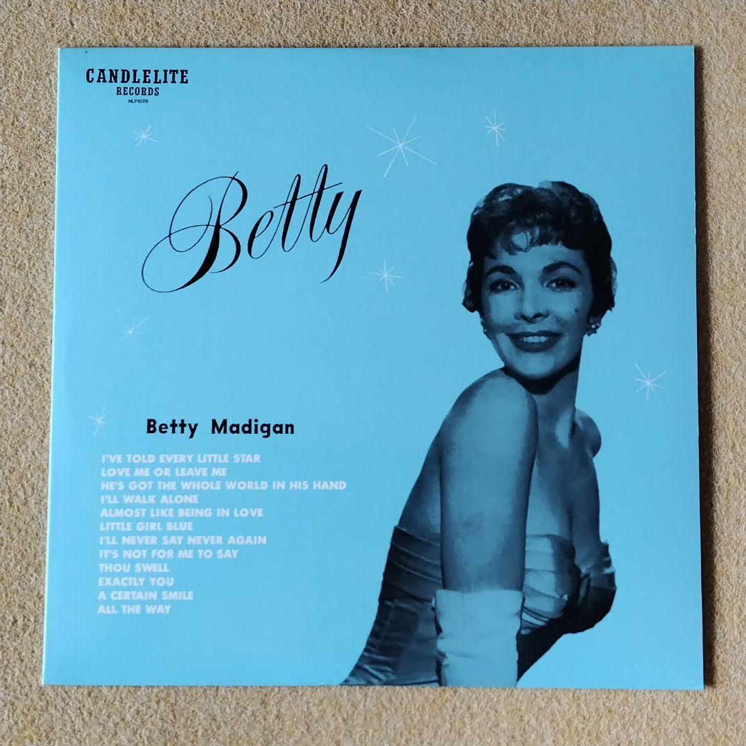 Betty Madigan - Betty 10-inch LP 1998 Japan Reissue Jazz Vocal Norma Candlelite