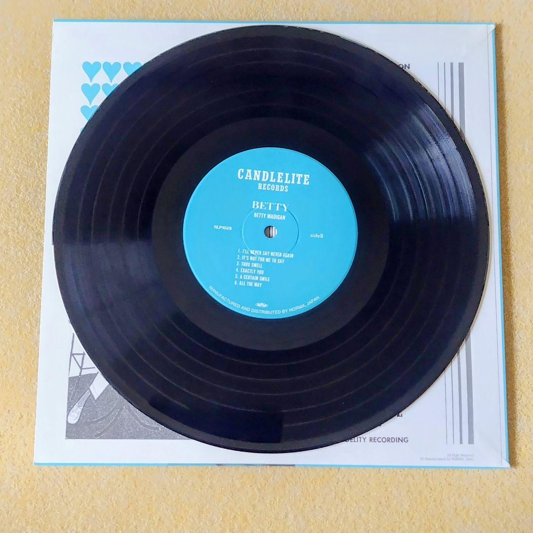 Betty Madigan - Betty 10-inch LP 1998 Japan Reissue Jazz Vocal Norma Candlelite