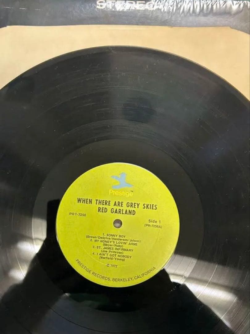Red Garland - When There Are Grey Skies Vinyl LP, Prestige PR 7258 Jazz