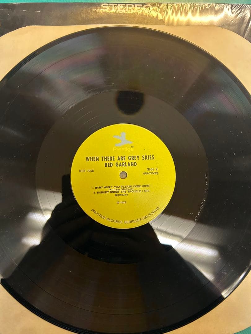 Red Garland - When There Are Grey Skies Vinyl LP, Prestige PR 7258 Jazz