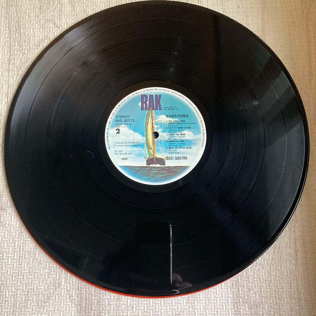 Suzi Quatro Aggro Phobia Vinyl LP 1976 Japan Pressing ERS-80713 w/ OBI