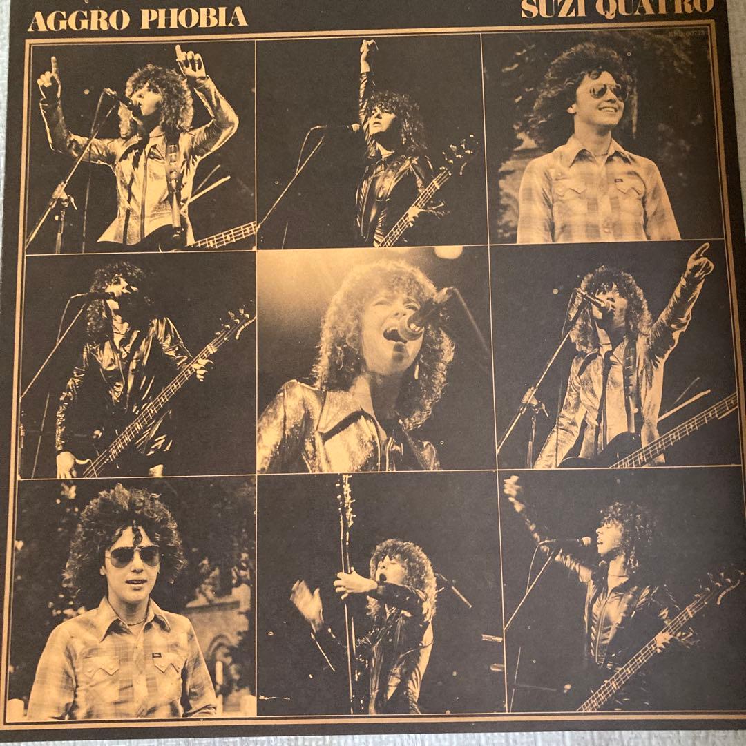 Suzi Quatro Aggro Phobia Vinyl LP 1976 Japan Pressing ERS-80713 w/ OBI