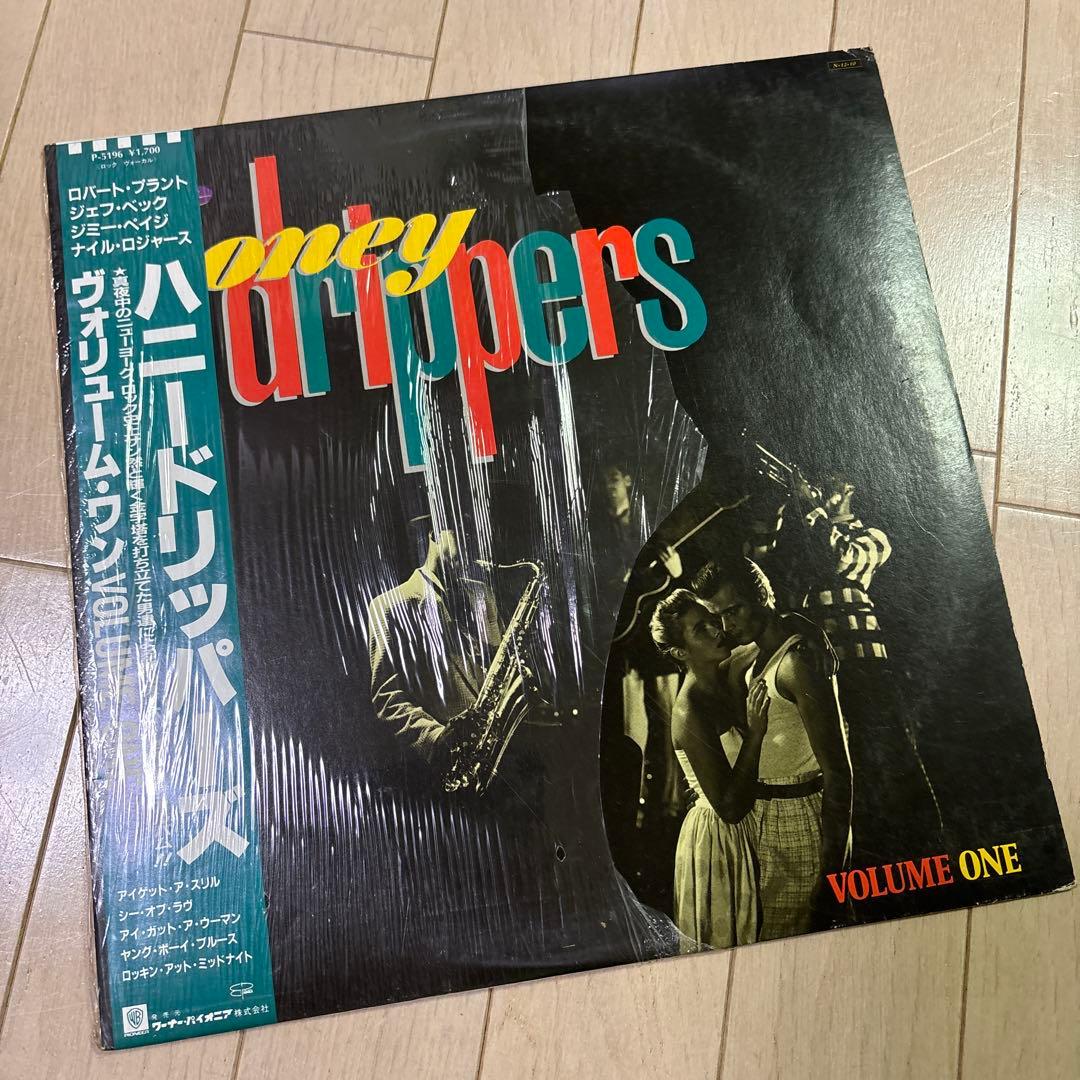The Honeydrippers - Volume One LP Japan Vinyl Record w/ Obi Robert Plant Jimmy