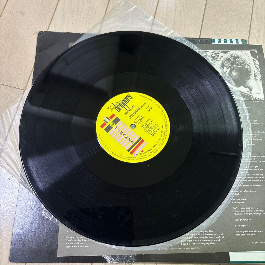The Honeydrippers - Volume One LP Japan Vinyl Record w/ Obi Robert Plant Jimmy