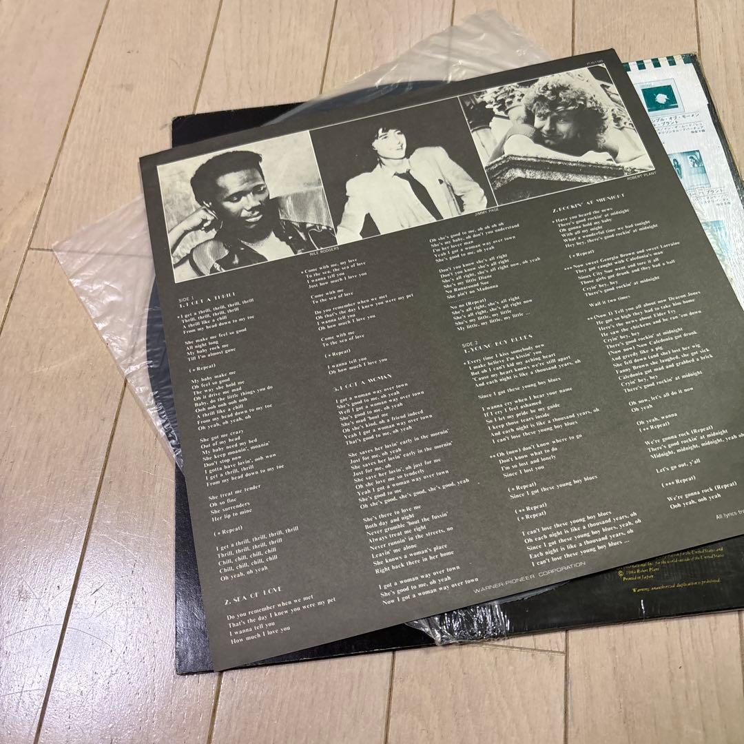 The Honeydrippers - Volume One LP Japan Vinyl Record w/ Obi Robert Plant Jimmy