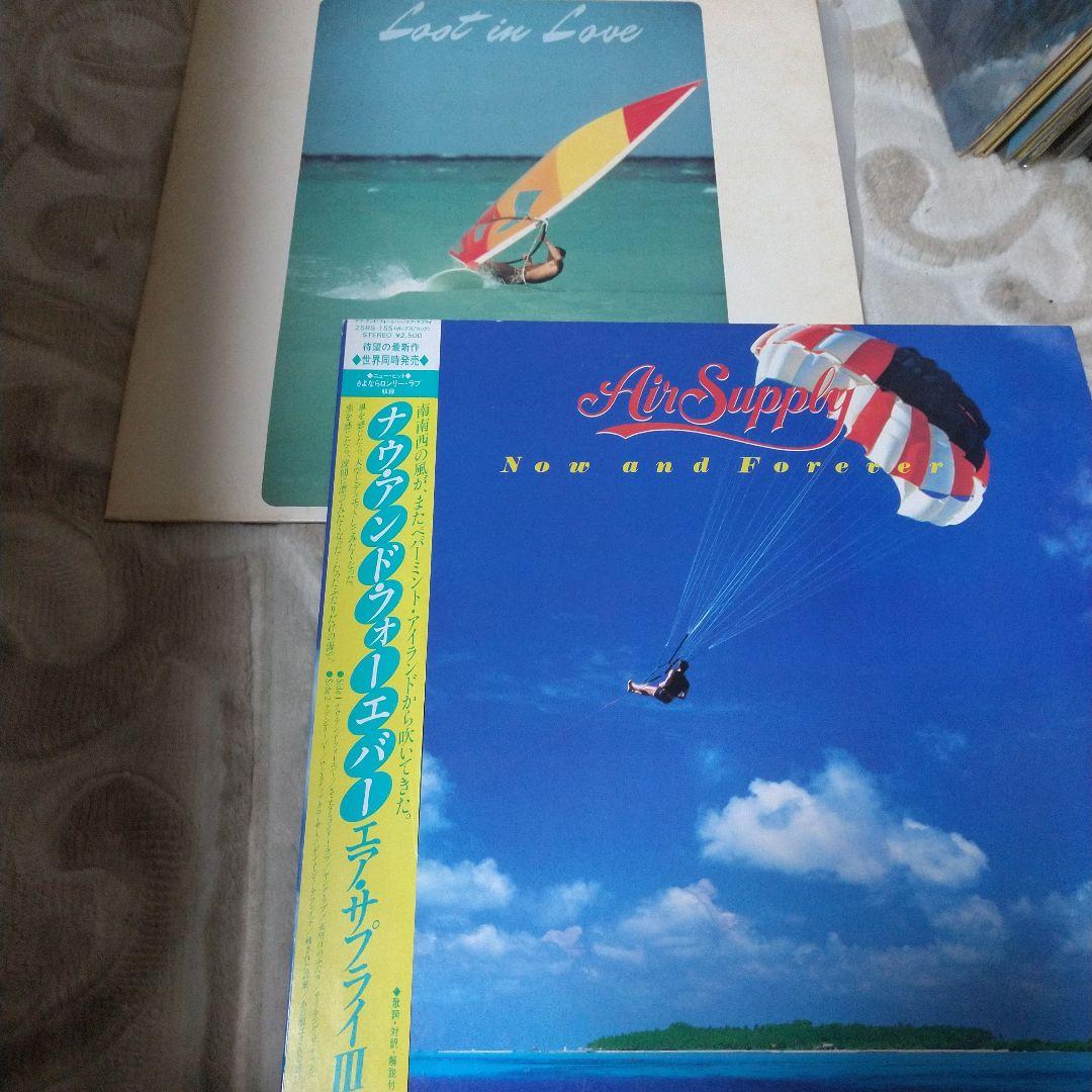 Air Supply - Now and Forever & Lost in Love 2LP Set Japan Pressing with Obi