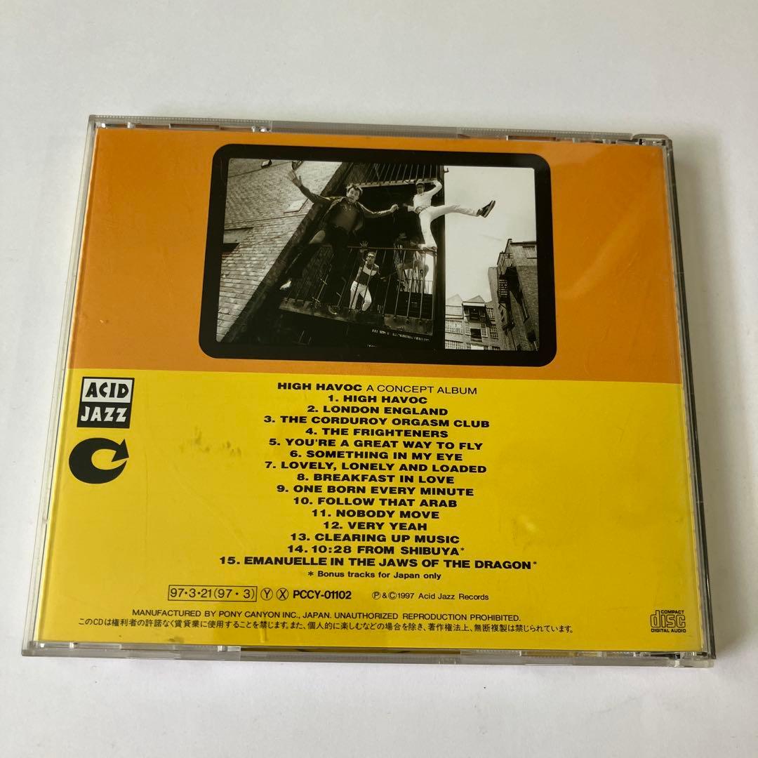 Corduroy High Havoc CD Japan Press with OBI Limited Edition 1997 Acid Jazz