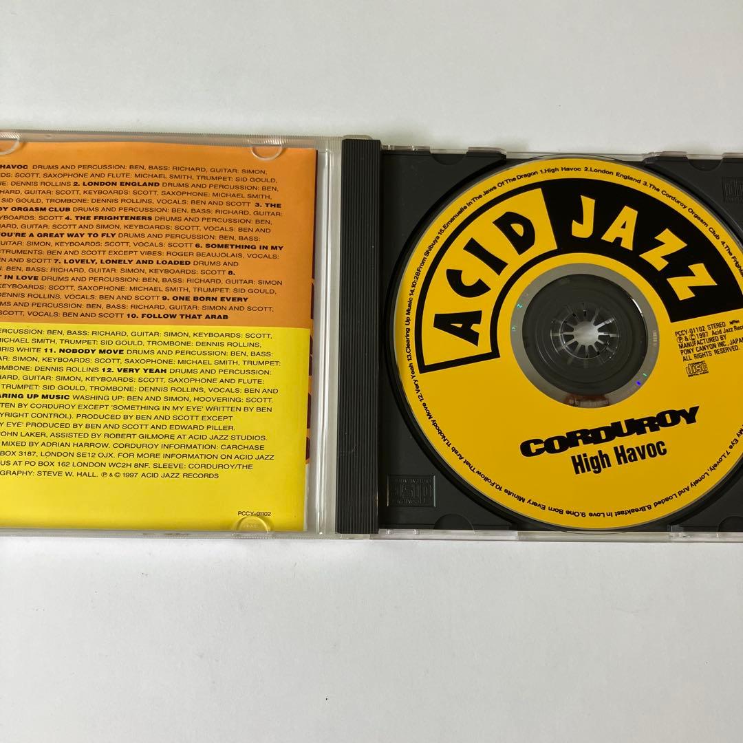 Corduroy High Havoc CD Japan Press with OBI Limited Edition 1997 Acid Jazz