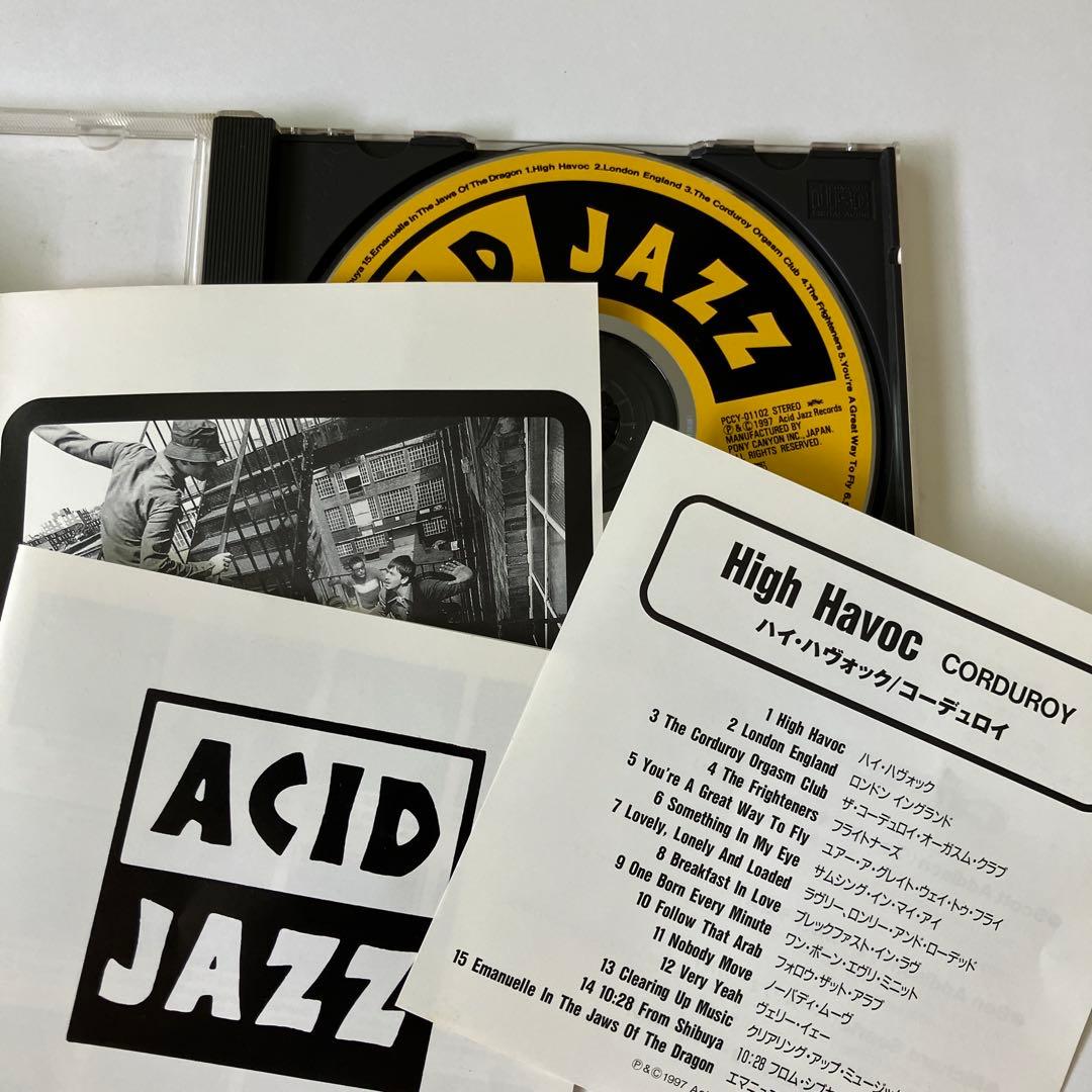 Corduroy High Havoc CD Japan Press with OBI Limited Edition 1997 Acid Jazz