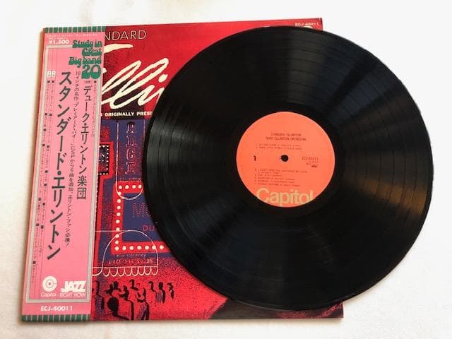 Duke Ellington - Standard Ellington LP Vinyl Japan ECJ-40011 Jazz w/ Obi