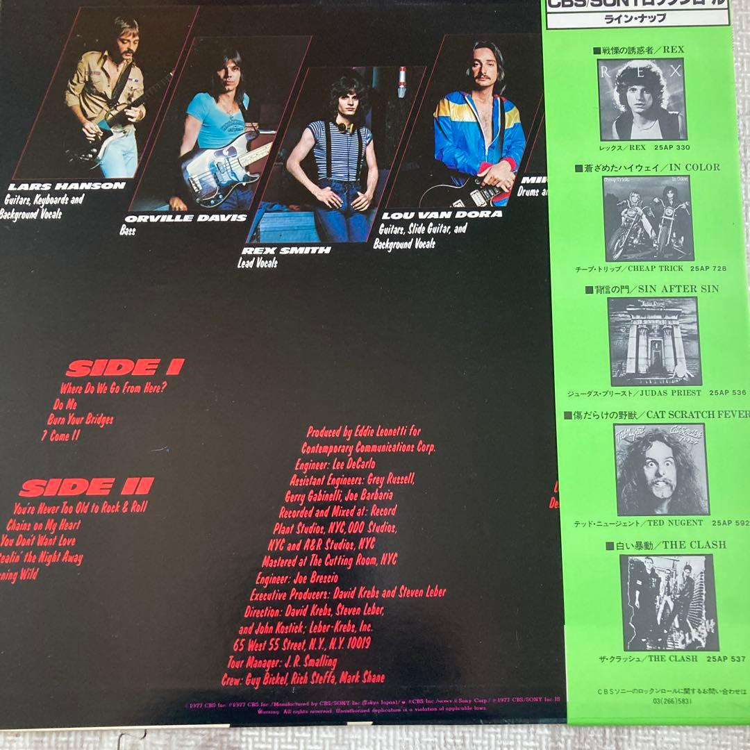 Rex - Where Do We Go From Here LP Japan 1977 CBS/Sony 25AP 750 w/ Obi