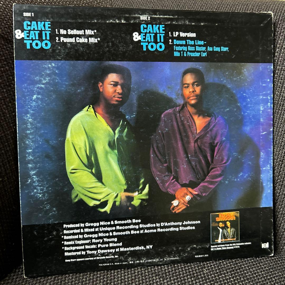 Nice & Smooth Cake & Eat It Too 12" Vinyl Record Album Black Used | Japansoundstore