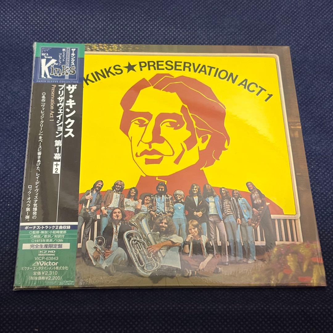 Kinks Preservation Act 1 +2 CD Japan Mini LP Unopened | Japansoundstore