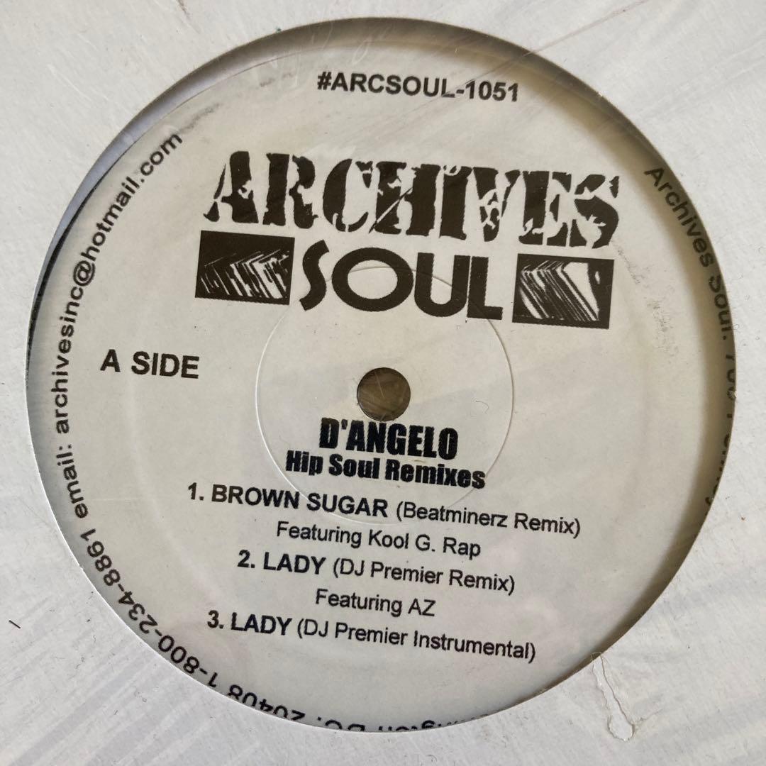 D'Angelo - Hip Soul Remixes 12" EP - DJ Premier, Beatminerz, Erick Sermon Japan