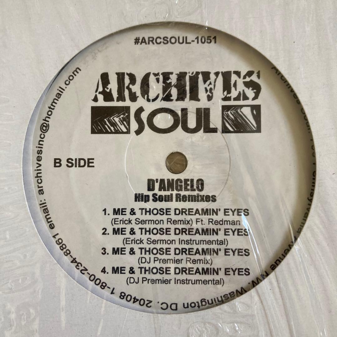 D'Angelo - Hip Soul Remixes 12" EP - DJ Premier, Beatminerz, Erick Sermon Japan