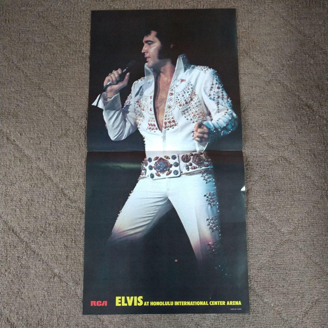 Elvis Presley Aloha From Hawaii Via Satellite 2LP Japan SRA-9392-93 Obi Poster