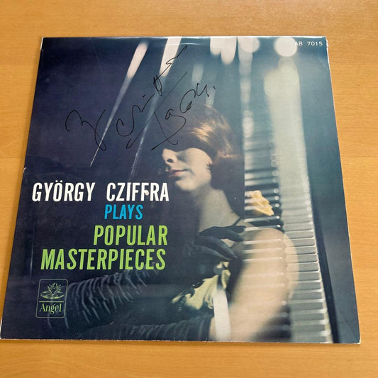 György Cziffra - Plays Popular Masterpieces - Japan Red Vinyl LP, Signed
