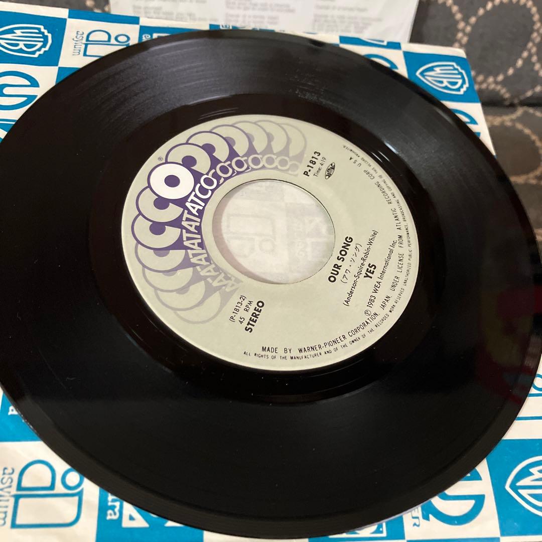 YES Owner Of A Lonely Heart 7-inch 45 RPM Vinyl Single Japan P-1813