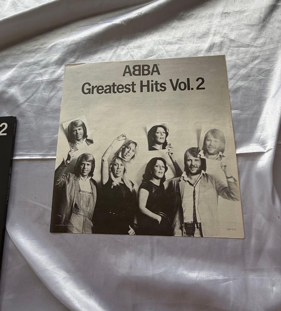 ABBA Greatest Hits Vol. 2 Vinyl LP Japan Pressing With Obi Strip